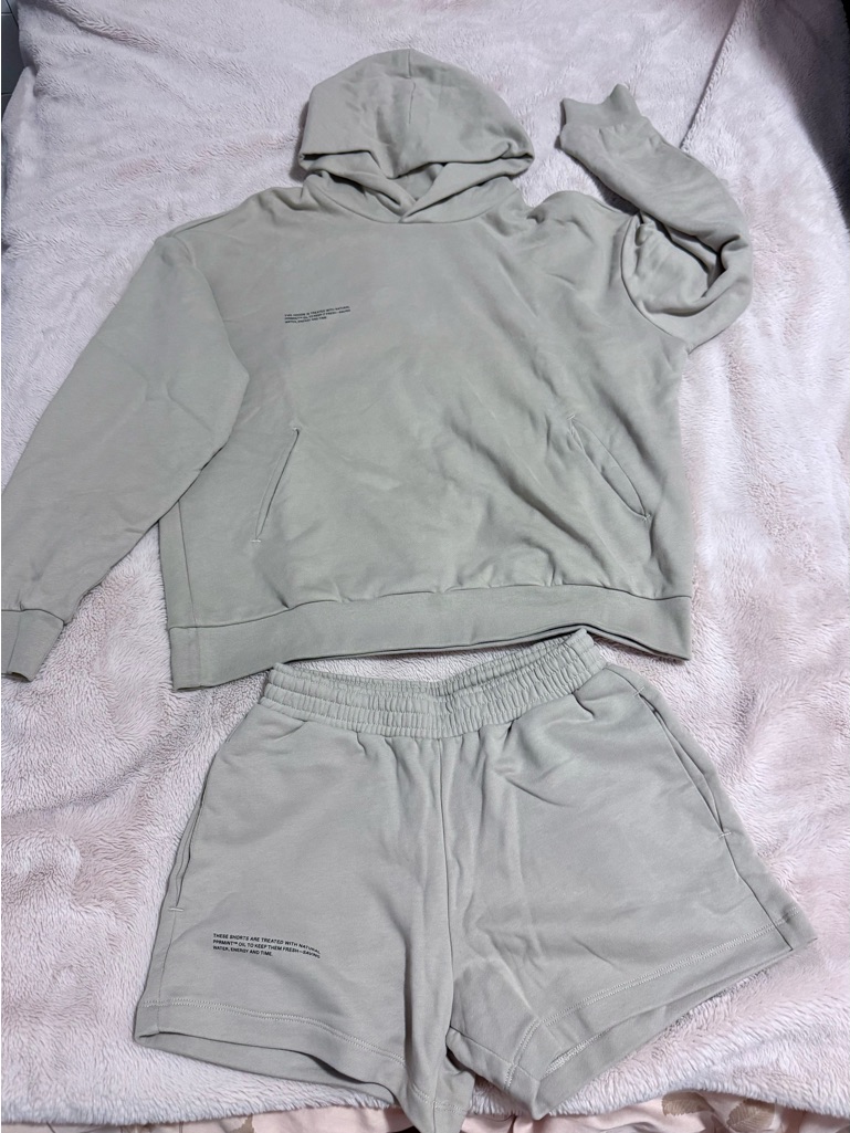 Pangaia Hoodie And Short Set